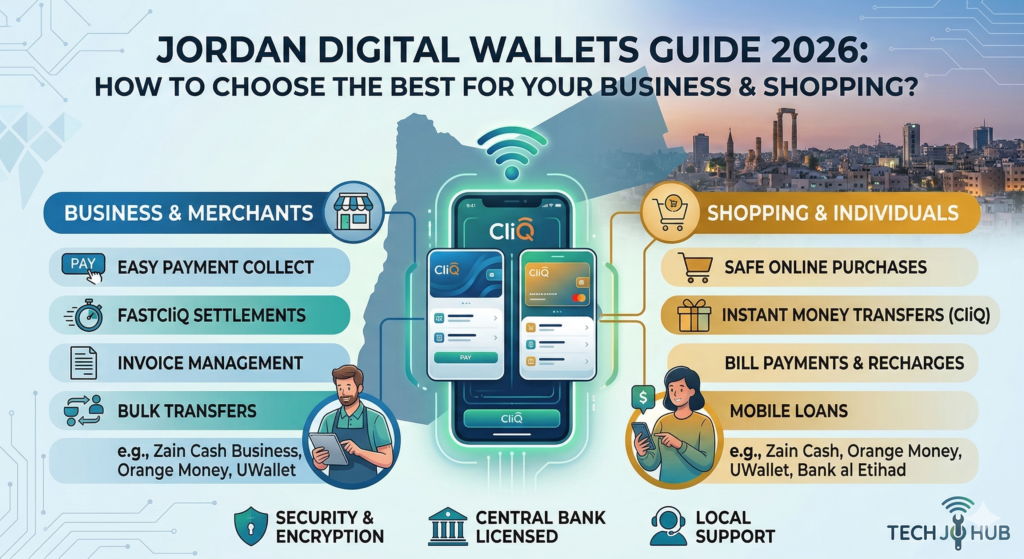 دليل المحافظ الرقمية الأردن 2026 CliQ