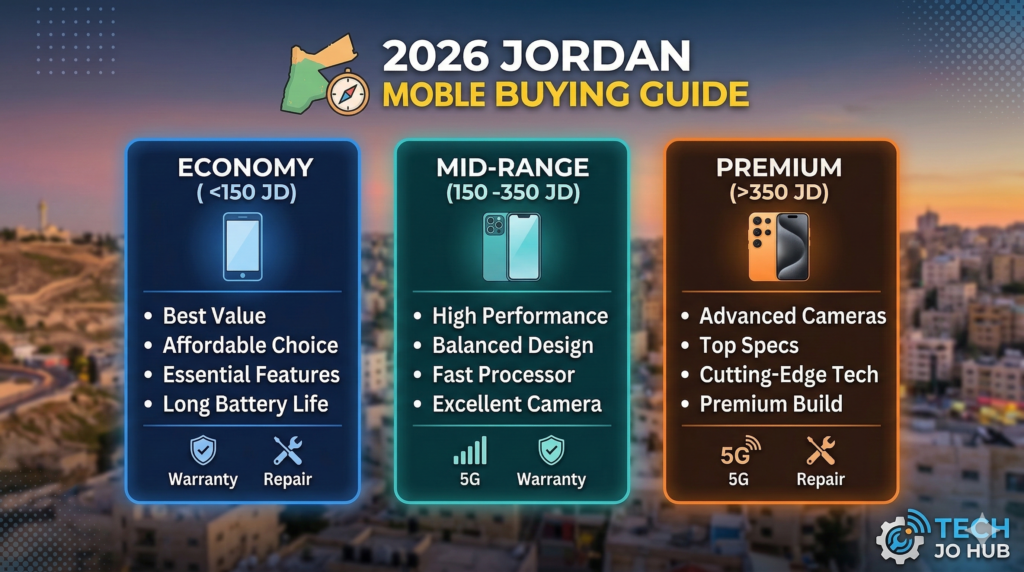 دليل شراء الموبايلات الأردن 2026
