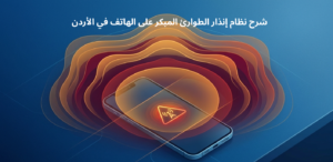 شرح نظام إنذار الطوارئ المبكر على الهاتف في الأردن